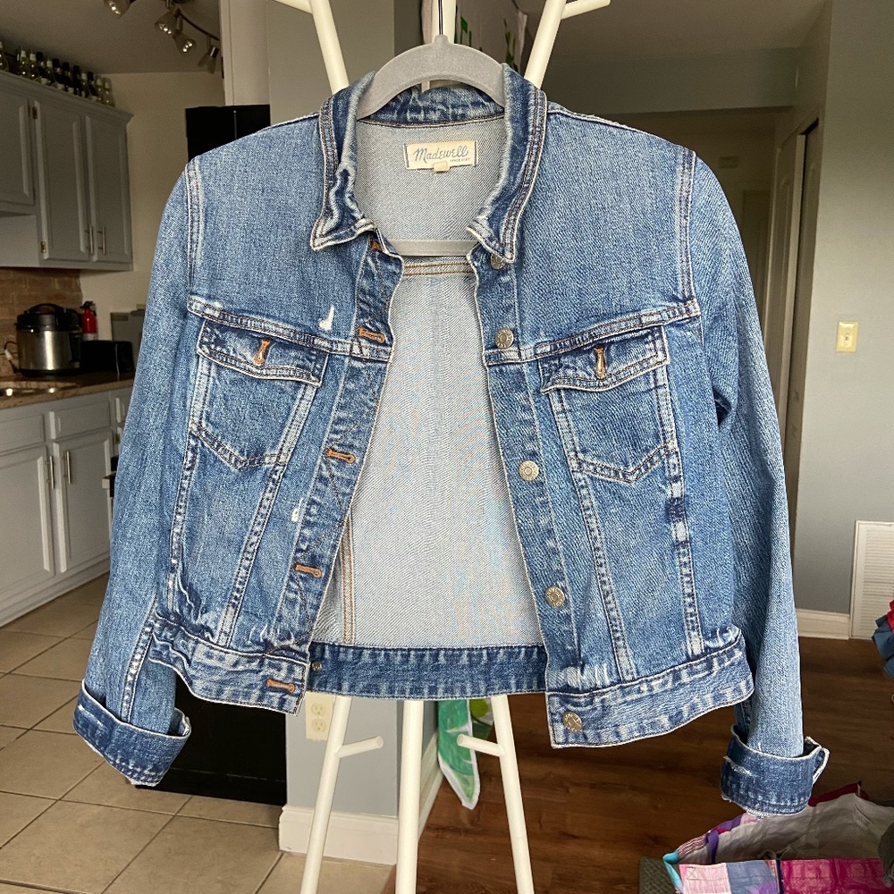 Madewell Cropped Denim Jacket
